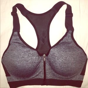 Victoria secret sport bra VSX grey and black